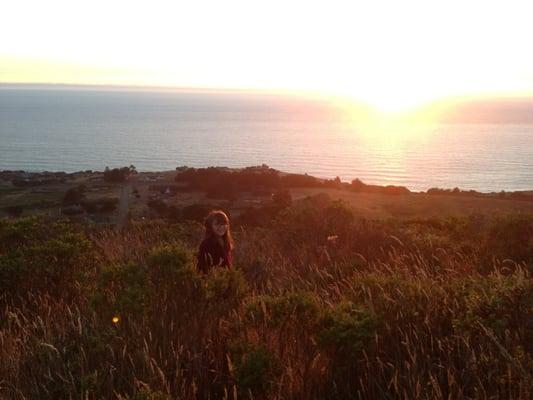 Sunset from lookout