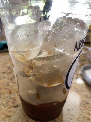 Ice with a side of coffee