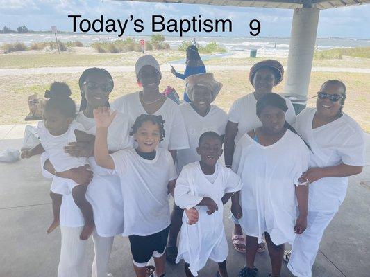 Baptism 9 people