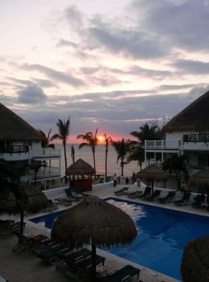 Oh the sunsets from Cozumel