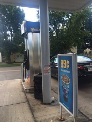 Convenient spot for a quick fill-up