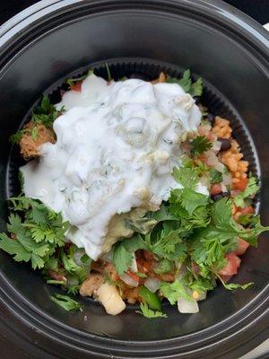 Burrito Bowl...best "fast food" in town!