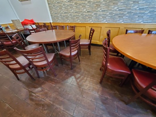 Dining area, 3 tables with 8 per max