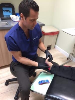 Orthotic therapy for a child