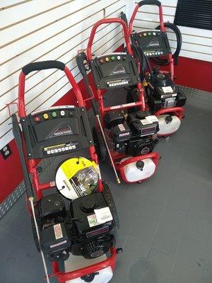 Gas pressure washers 2500 PSI upto 3100 PSI