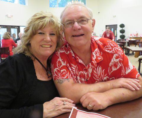 Ellen & Don hungry for dinner