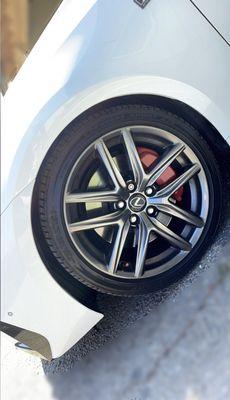 Lowered & painted calipers