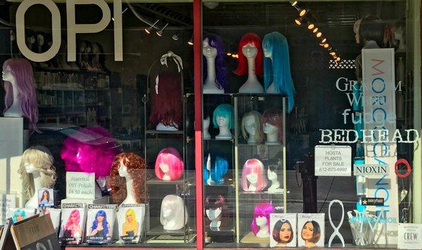 They have a wide assortment of wigs