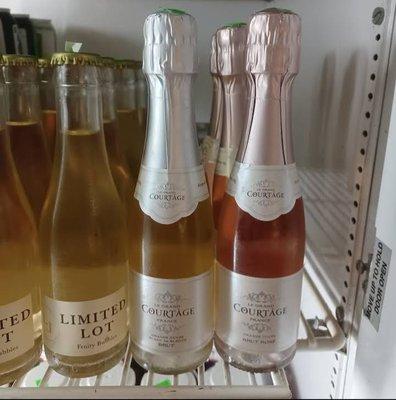 《 Mini Size French Brut Rose Wine Bottle 》