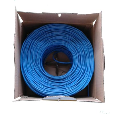 Cat 5e cmp plenum blue