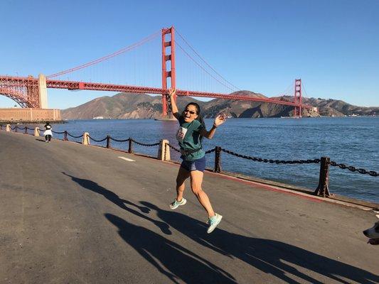 Aloha run at Crissy Field in SF