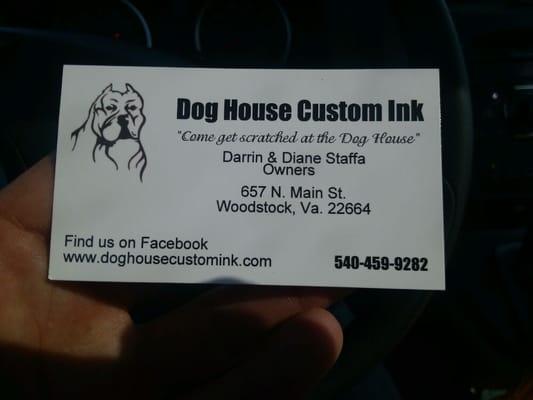 Dog House Custom Ink