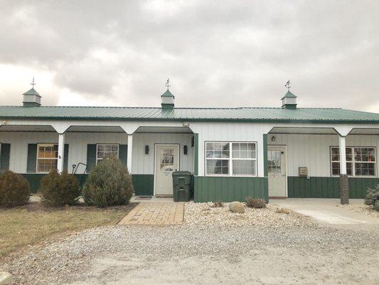 Check-in office at Country Bound Pet Resort