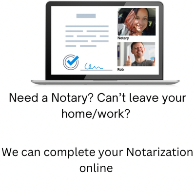 Remote Online Notary ready to assist you!
Fast, easy and secure!