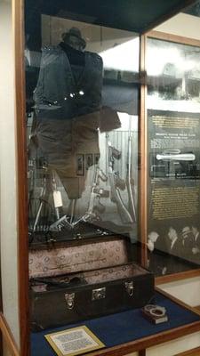 Don't miss the Dillinger display. Sorry the picture of his bullet proof vest didn't come out so clear.