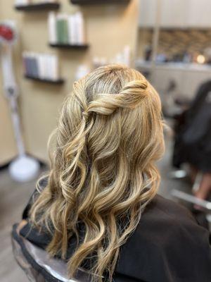 Prom hair