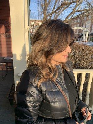 Toffy balayage