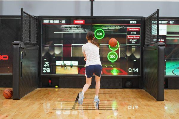 Put your passing skills to the test and experience the world's first high-tech passing skill court.