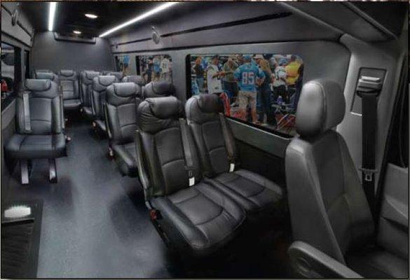 Mercedes Benz Sprinter, 12 passengers.