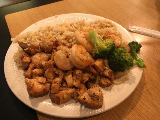 Chicken & Shrimp Hibachi!