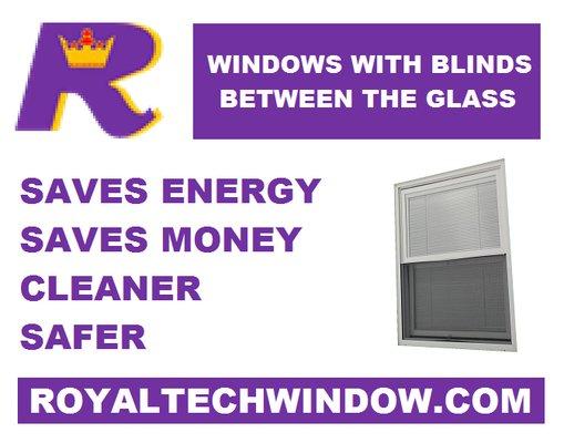 Roya-Tech Windows - Windows with Blinds Between the Glass