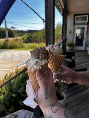 Waffle cone deliciousness