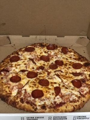 Pepperoni pizza (Large)