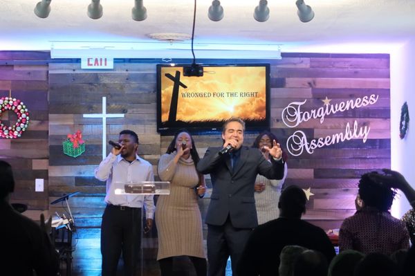 Worship Team At Forgiveness Assembly Church