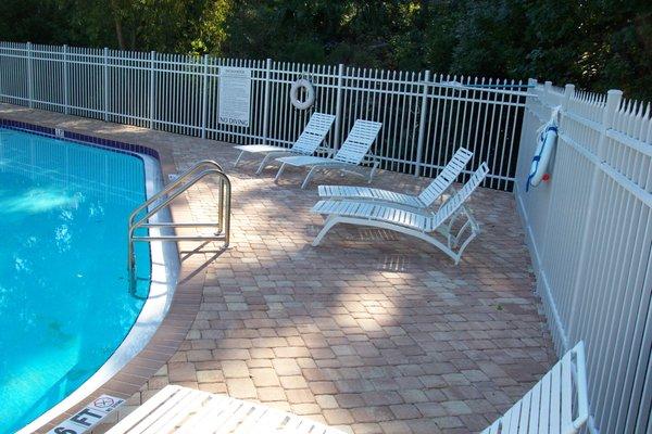 Commercial paver deck and pool remodel