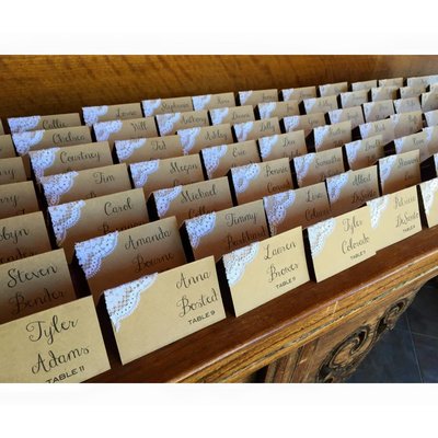 Custom Escort Cards