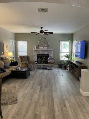 Vinyl plank flooring