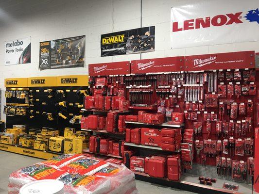 Milwaukee/DeWalt power tools and accessories