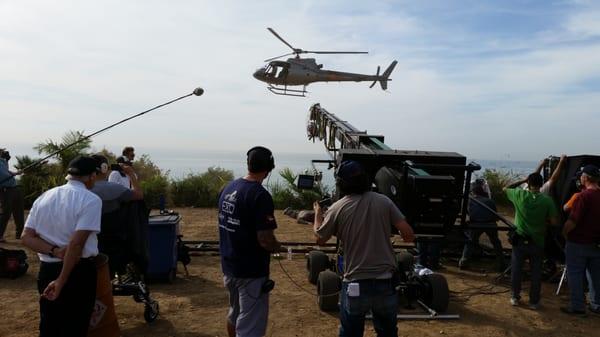 MovieBird Technocrane capturing the action!