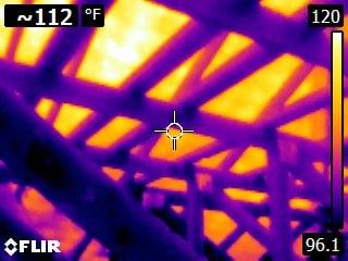 Infrared scanning included in our base price for inspections