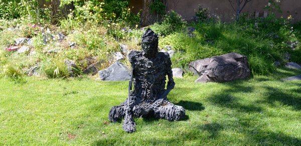 A sculpture in our large sculpture garden.