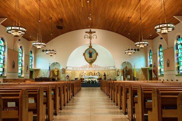 Our Lady of Prompt Succor Catholic Church, Interior