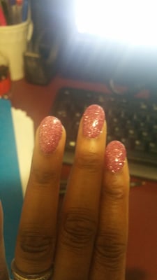 At work loving my ANC nails