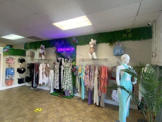 Part of the boutique