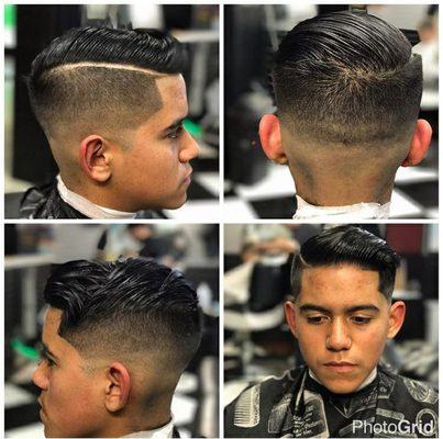 SKIN FADE COMBOVER HARD PART