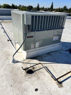 Commercial Rooftop Heatpump Package Unit