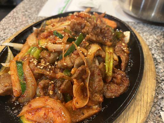 Pork bulgogi (spicy)