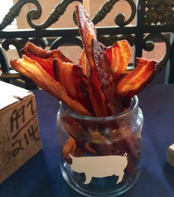 Candied bacon