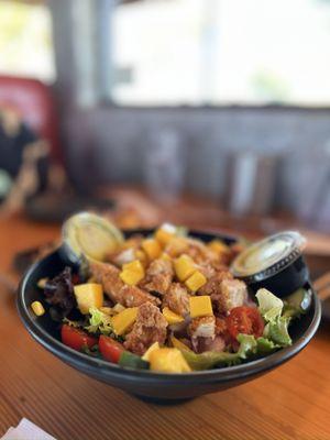 Mango Cilantro salad with chicken