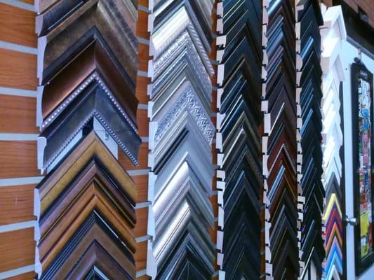 More than 300 mouldings available for all framing styles.