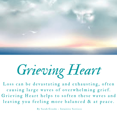 A wonderful blend that truly aides in the overwhelming grief after a loss.