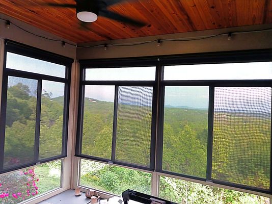 Sunroom solar shades