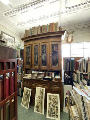 Cabinet full of books!