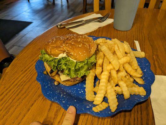 Mushroom burger