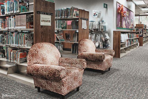 Eclectic comfy chairs for reading