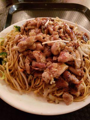 Teriyaki chicken with Yakisoba noodles